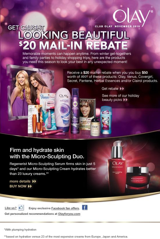 2 Current 20 Olay Rebates 