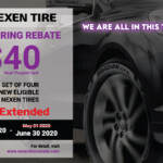 2020 Spring Rebate Promotion Extended Nexen Tire Canada