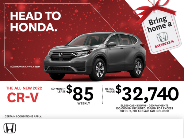 2022 Honda CR V LX 2WD From 32740 0 Vaudreuil Honda