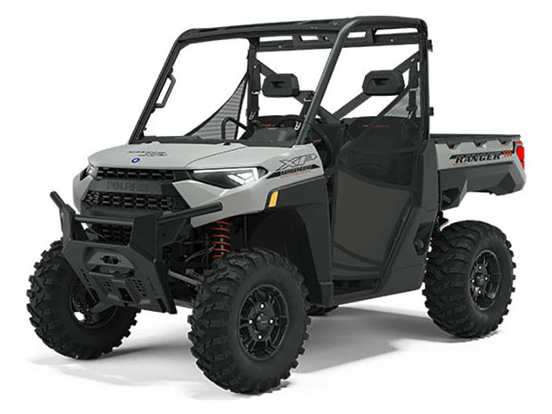 2022 Polaris Ranger XP 1000 Trail Boss Ghost Gray Utility Vehicles 