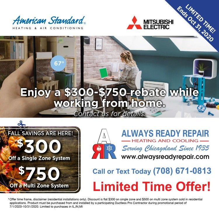 American Standard Air Conditioner Rebates Griffith Heating Cooling 