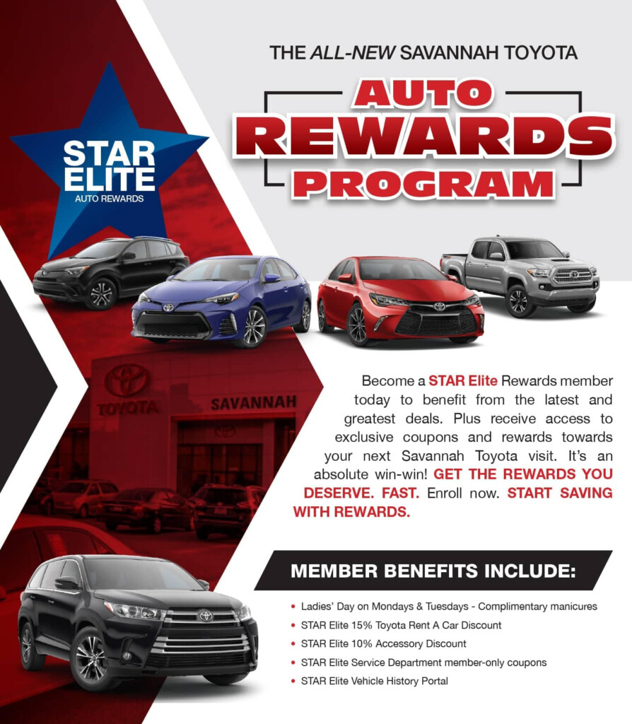 Auto Rewards Program Savannah Toyota