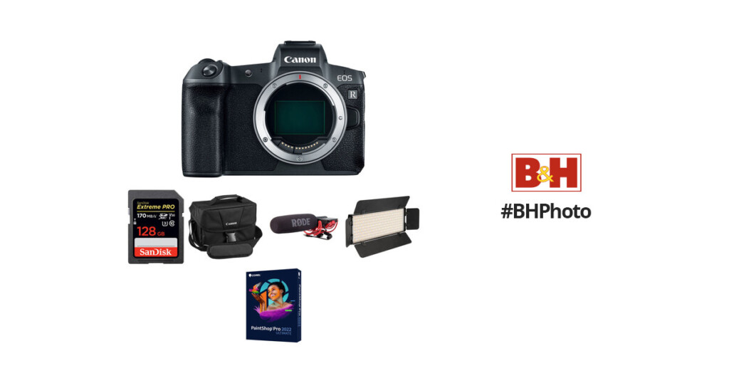 Canon EOS R Mirrorless Camera Deluxe Kit B H Photo Video