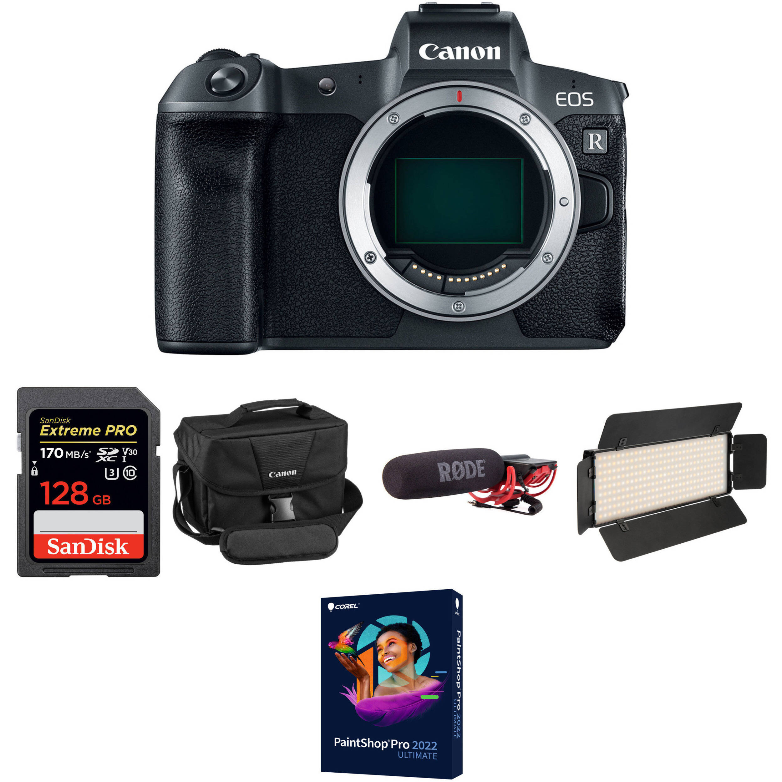 Canon EOS R Mirrorless Camera Deluxe Kit B H Photo Video