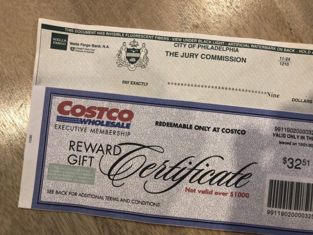 Costco Executive Member Cheques BREWYR