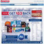 Costco P G Rebate 01 30 14 To 03 31 14