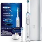 Escova El trica Recarreg vel Oral B Genius X 2 Refis Sensi Ultrafino