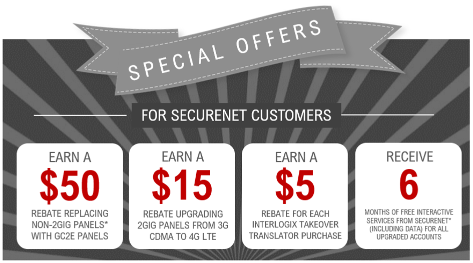 Exclusive Rebates For SecureNet Customers 2GIG