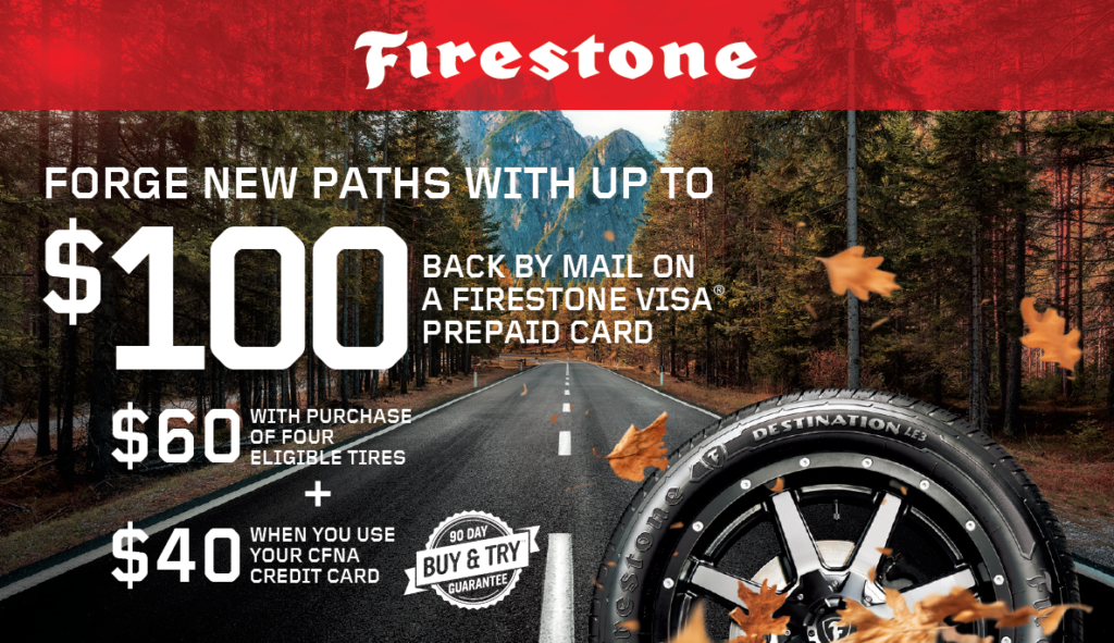 Firestone Rebate Evans Tire Service Centers