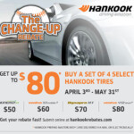 Hankook Change Up Rebate Kost Tire And Auto Tires And Auto Service