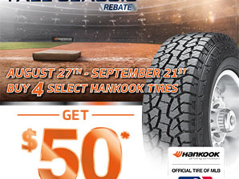 Hankook Tire rolls out Fall Classic Rebate campaign