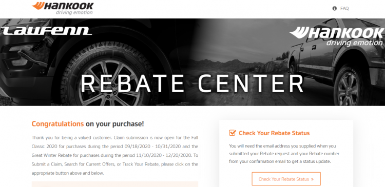 Hankookrebates How To Get Hankook Rebate