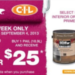 Home Depot Canada Up To 25 Rebate On BEHR CIL Paint Primer Stain