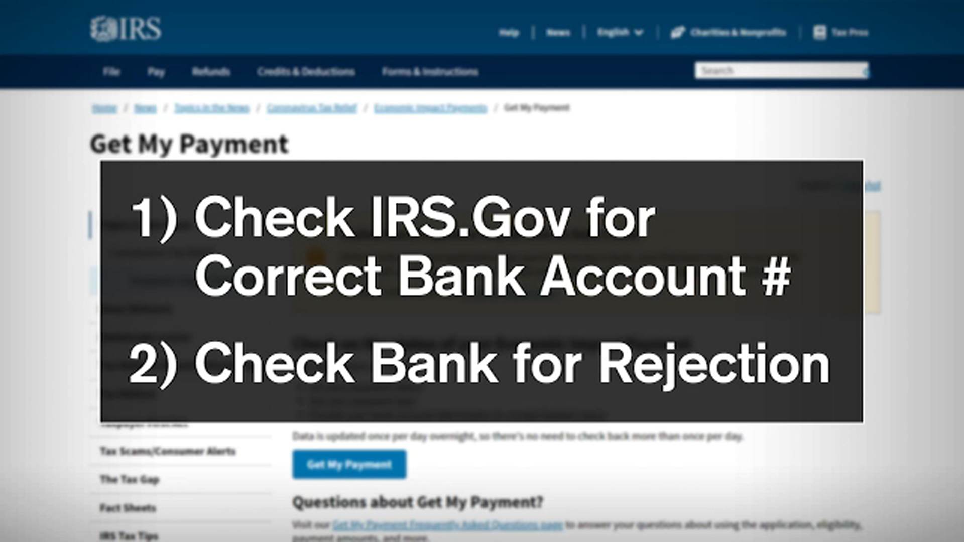 Irs Gov Stimulus Refund Tracking IRSAUS