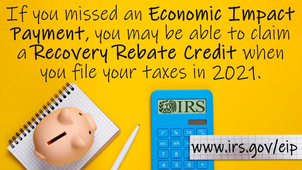 Irs Recovery Rebate Credit Timeline IRSAUS