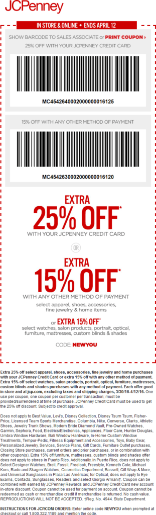 JCPenney Deal With Images Jcpenney Coupons Shopping Coupons 