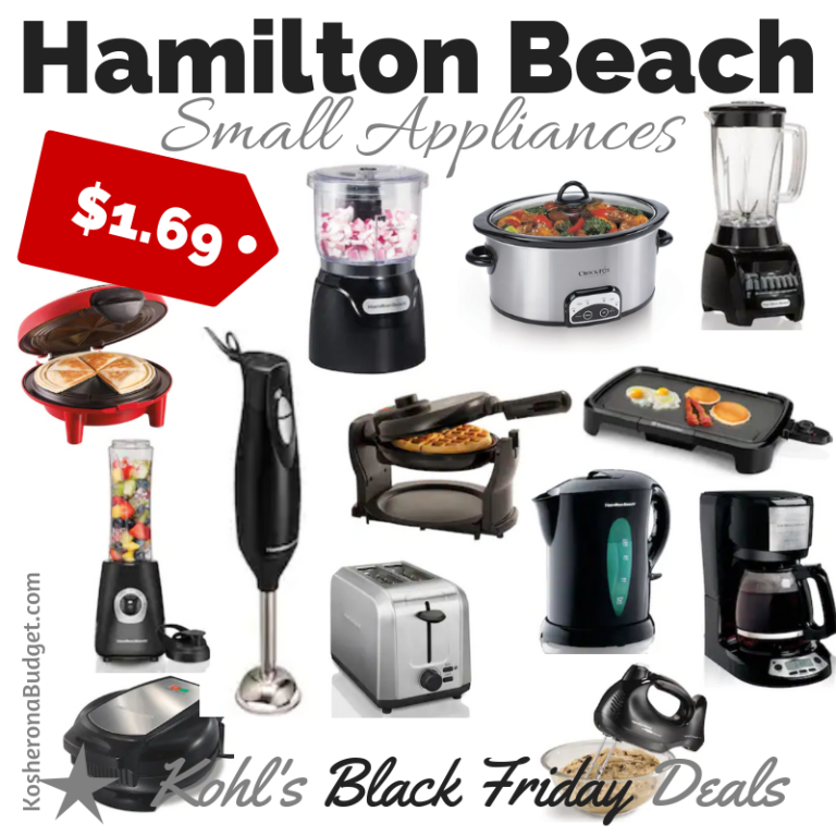 Kohl s Black Friday 2020 Hamilton Beach Small Kitchen Appliances For 