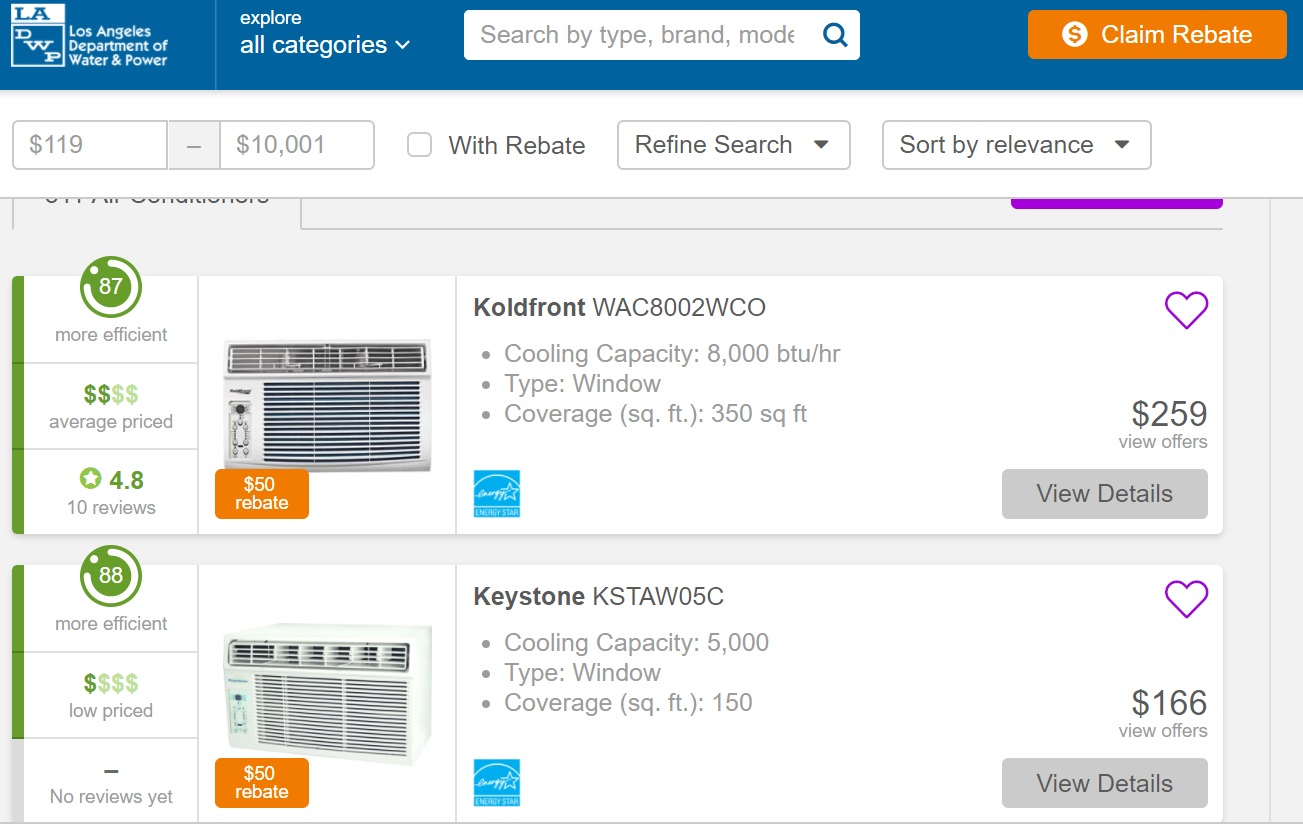 Ladwp Rebates Air Conditioners Celiera 24 000 Btu Hr Split System Air 