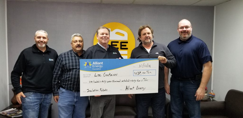 Lee Container Receives Over 137 000 In Energy Efficiency Rebates Lee 