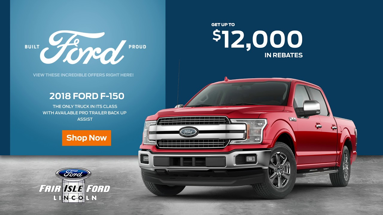 March Rebates And Incentives At Fair Isle Ford YouTube