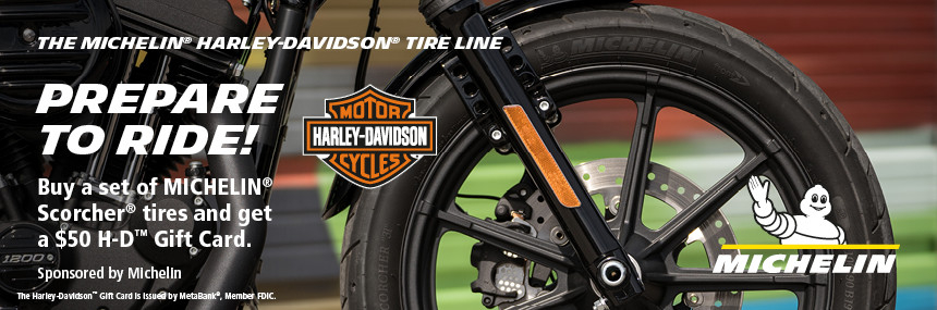 Michelin Tire Rebate Promotion Snake Harley Davidson 