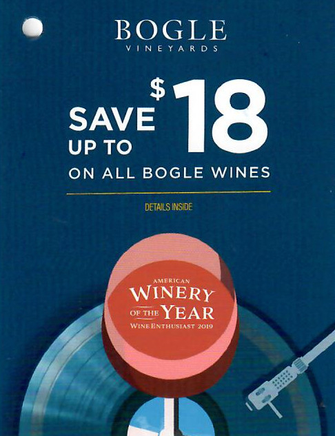 New 18 Mail In Rebate For Bogle Vineyards 