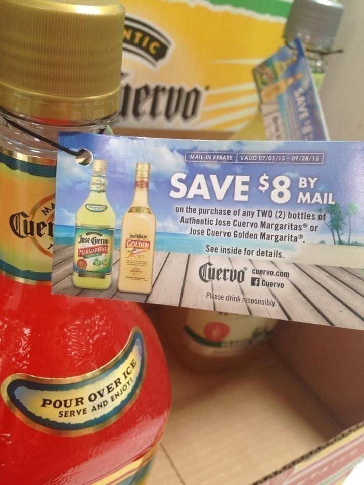 NEW Jose Cuervo Margaritas Rebate Offer Pay 6 97 For Margaritas At 