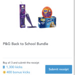 P G Back To School Bundle ShopKick Rebate 0 83 MoneyMaker On Tide