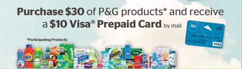 P G Mail in Rebate Get 10 Back By Mail