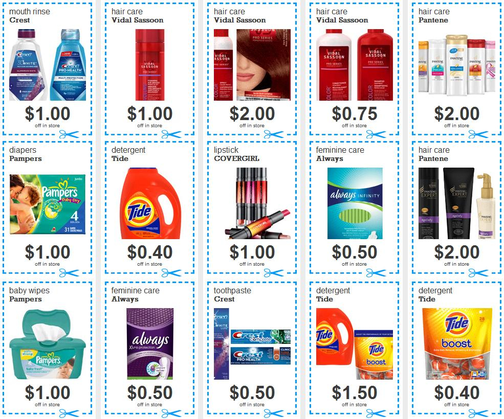 P G Printable Coupons FamilySavings