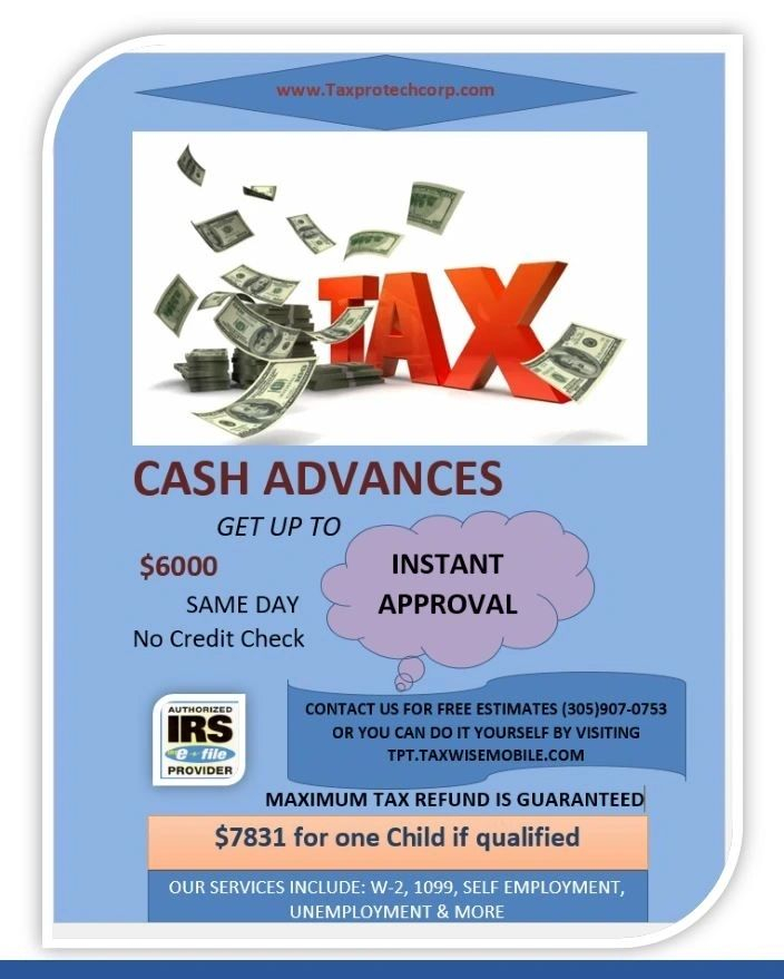 Recovery Rebate Credit TAXPRO TECH SERVICES CORP EMAIL ADDRESS 