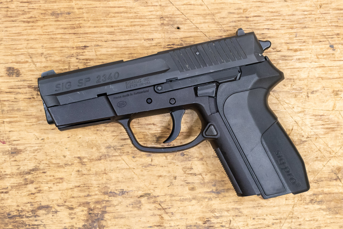 Sig Sauer SP 2340 40 S W Police Trade in Pistol NO MAGAZINE 