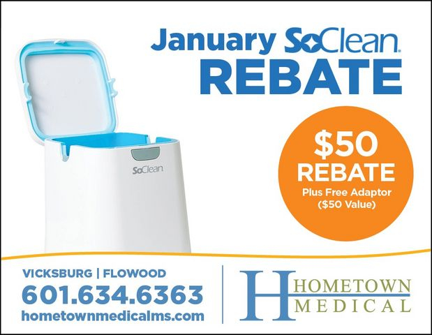 SoClean 2 50 Rebate Offer Hometown Medical