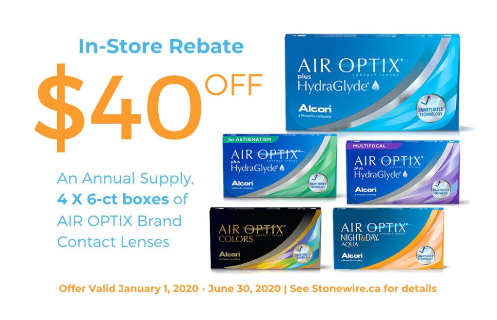 Stonewire Optometry Save On DAILIES Air Optix Brand Contact Lenses 