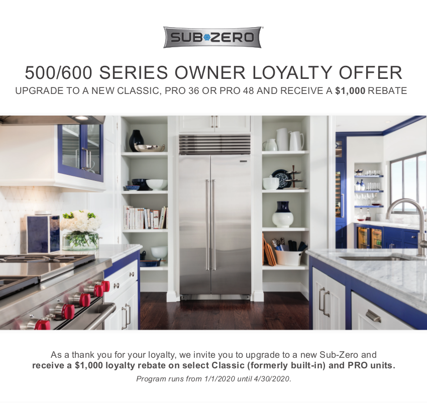 Sub Zero Refrigerator Loyalty Program Mrs G Blog