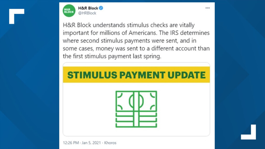 Turbo Tax And H R Block Customer Waiting On Stimulus Payment Abc10