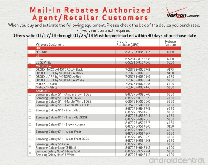 Verizon To Offer 100 150 Rebate On Rose Gold Galaxy Note 3 And Other