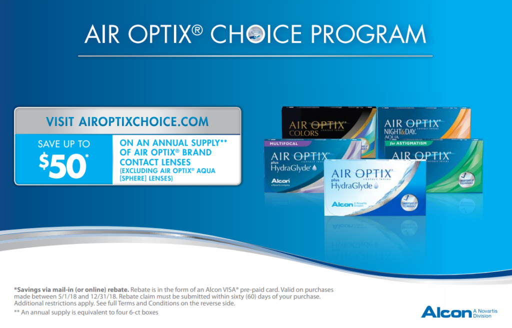 Alcon Air Optix Rebate Form 2024 Printable Rebate Form