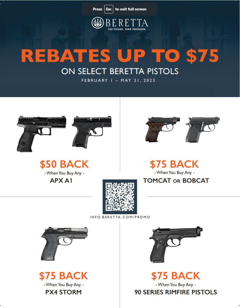 Beretta Rebate MidwayUSA