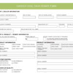 Carrier Cool Cash Rebates 2022 Printable Rebate Form