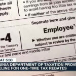 Checks For Virginia s One time Tax Rebate Will Go Out Soon