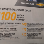 Chevrolet Dealership Rebates Poster Truth In Advertising