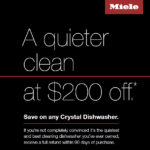 Expressions Home Gallery Miele Crystal Dishwasher Rebate