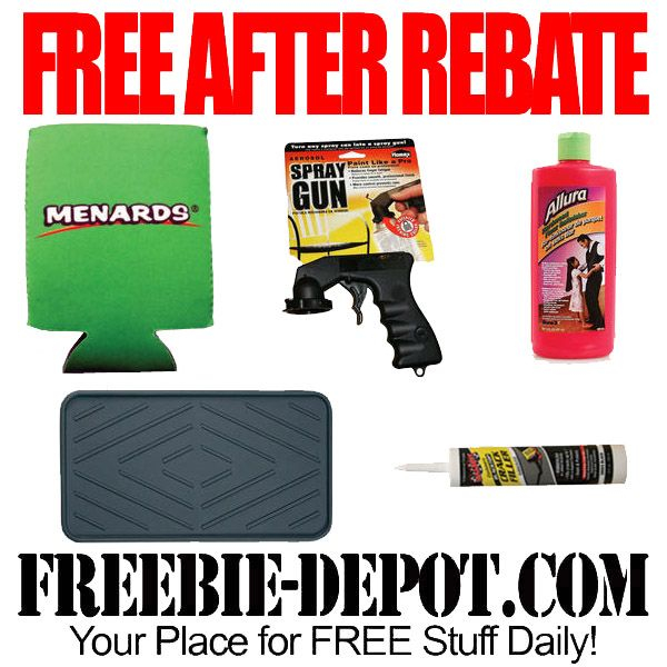 FREE AFTER REBATE 5 Items At Menards Exp 5 11 14 Free After 