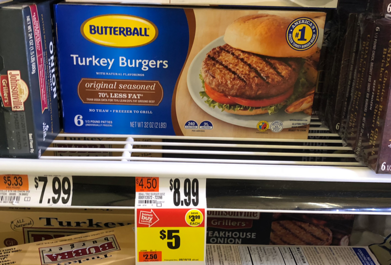 FREE Butterball Frozen Turkey Burgers At Stop Shop Rebates 