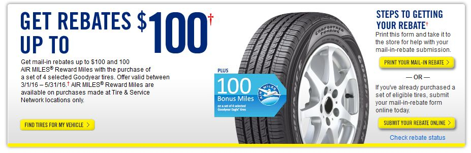 Goodyear Tire Rebate And Coupons For July 2024