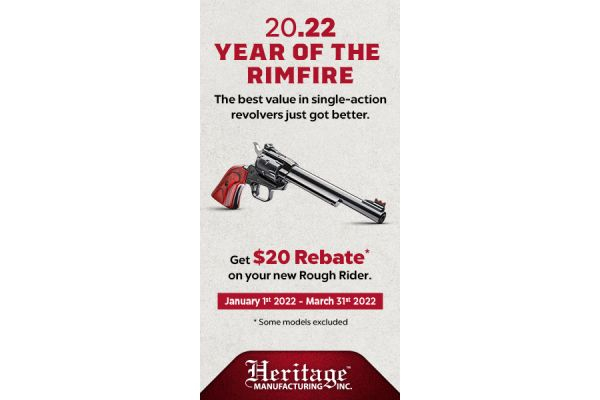 Heritage Celebrates Year Of The Rimfire With Rough Rider Rebate