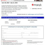 How To Enjoy Macys Rebate Form Printable Rebate Form