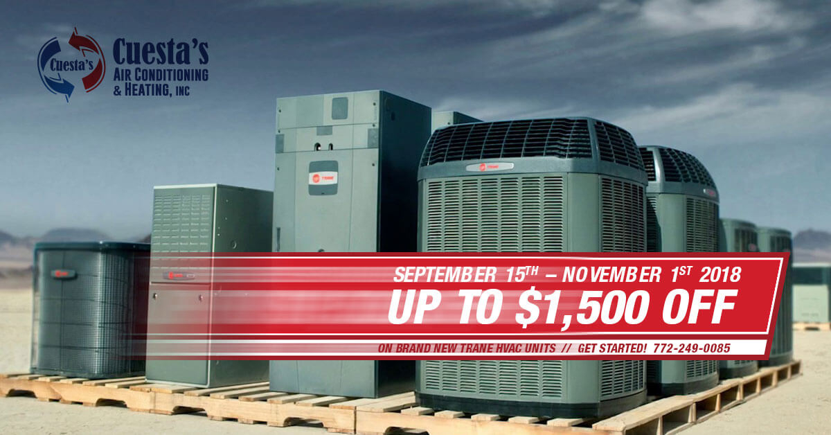 HVAC Offers AC Rebates Trane Promotions Coupons Cuesta s