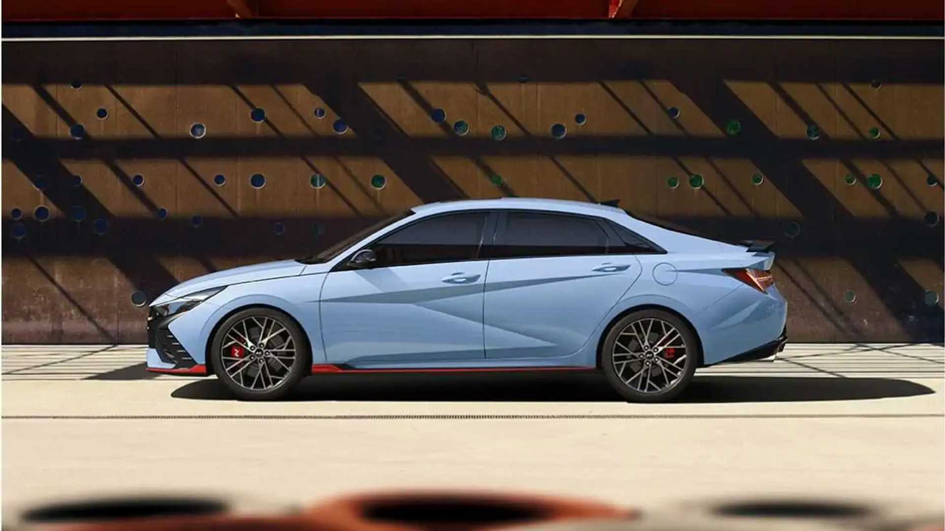 Hyundai Elantra N 2022 Deb tiert Als Kantige Sportlimousine